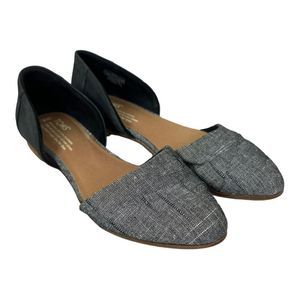 TOMS Women's Jutti D'Orsay Flat size 8